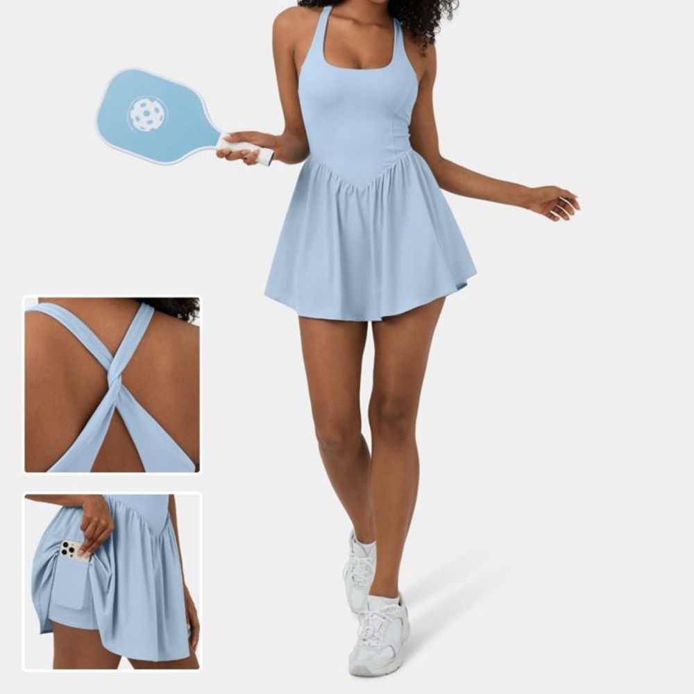 Corset Mini Flowy Casual Dress